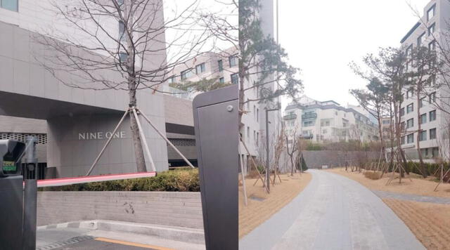 Apartamento de Jimin se ubica en el complejo Nine One Hannam, Seúl. Foto: Naver