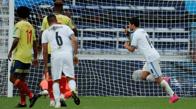 Colombia fue goleado 3-0 a manos de Uruguay en Barranquilla. Foto: EFE/MAURICIO DUEÑAS CASTAÑEDA.