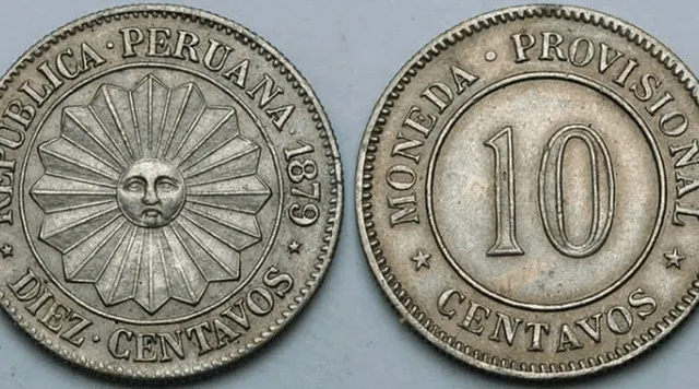 20 centavos del año 1879