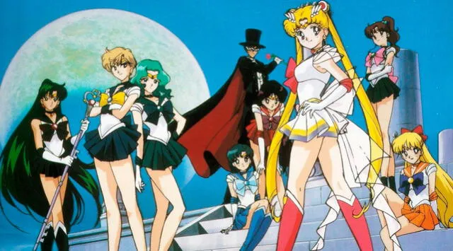 Sailor Moon es una de la series más populares de la década de los 90.