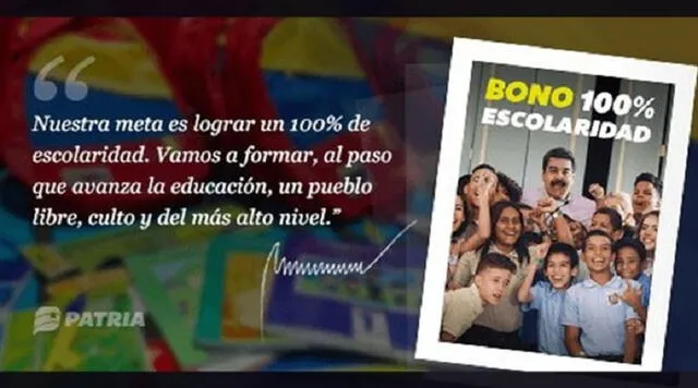 Bono Escolaridad, septiembre 2023: cobra HOY el aumento de este pago por el Sistema Patria | bonos patria venezuela | como hacer para que me lleguen los bonos