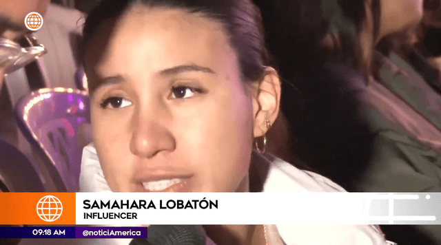 Samahara Lobatón habló para 'América espectáculos'. Foto: América TV   