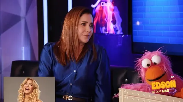  Andrea Llosa participó hace varios años en 'El gran show'. Foto: Captura YouTube   