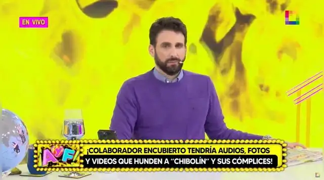  Rodrigo González comenta situación de Andrés Hurtado. Foto: Amor y fuego.   