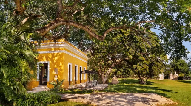 El hotel ha sido galardonado con varios premios internacionales, incluyendo el premio Prix Versailles en 2017, que lo reconoció como uno de los mejores proyectos arquitectónicos de lujo a nivel mundial. Foto: Chablé Yucatán   