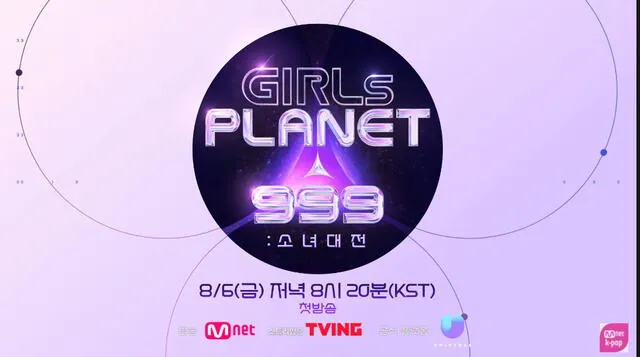 Logo de Girls Planet 999. Foto: captura Mnet