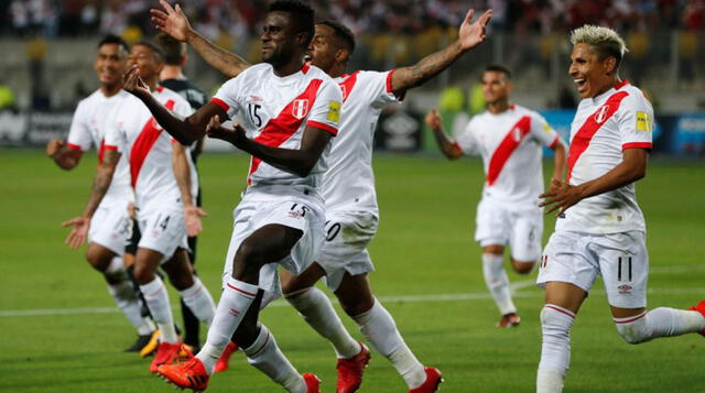 Chrisitan Ramos marcó el 2-0 de Perú ante Nueva Zelanda. Foto: Reuters