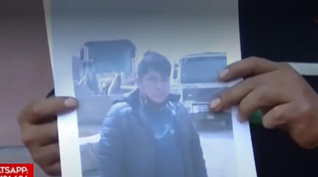 Compañeros de Pedro Quilca le tomaron una foto al presunto asesino, ya que no se veía confiable. Foto: captura de pantalla América Noticias
