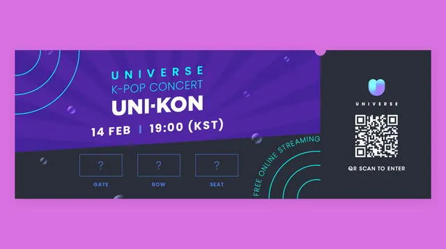 Ver el concierto UNIVERSE UNI-KON K-pop. Foto: into_universe/Twitter