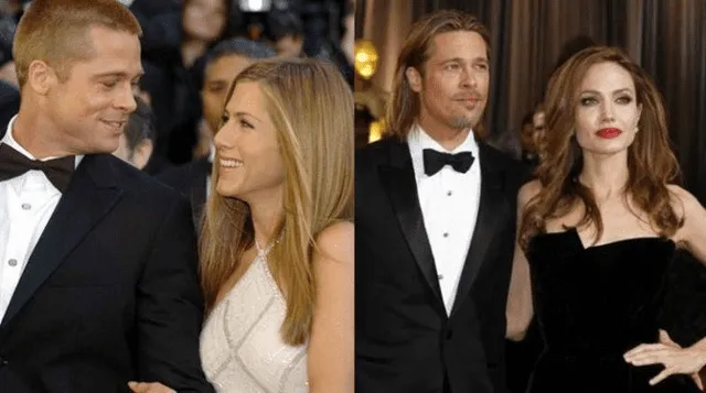 Angelina Jolie, Brad Pitt y Jennifer Aniston