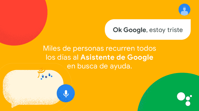 Día de la Salud Mental: Google Assistant suma respuestas a su Asistente de Voz para brindar apoyo emocional a los usuarios. Foto: Google Assistant/difusión