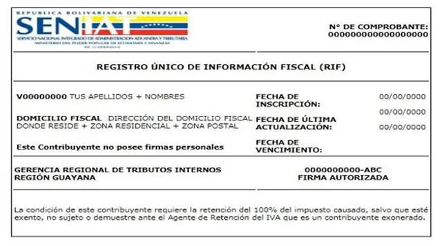 Cómo actualizar el RIF en el Seniat 2024: mira AQUÍ el PASO a PASO | actualización del RIF | Seniat gob ve | Venezuela