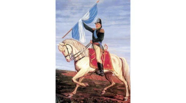 El general Manuel Belgrano impulsó la independencia de Argentina. Foto: Gobierno argentino   