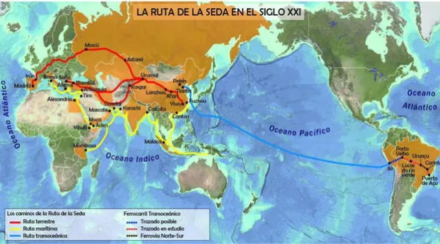 La Iniciativa de 'la Franja y la Ruta' cuenta con la participación de más de 150 países de distintas regiones del mundo. Foto: Asociación Peruana.   