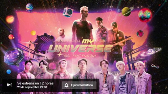 BTS Coldplay My universe ARMY
