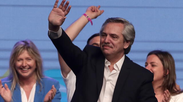 El presidente electo Alberto Fernández envió un saludo al joven de Moreno que fue tildado de 'choro'. Foto: AFP.