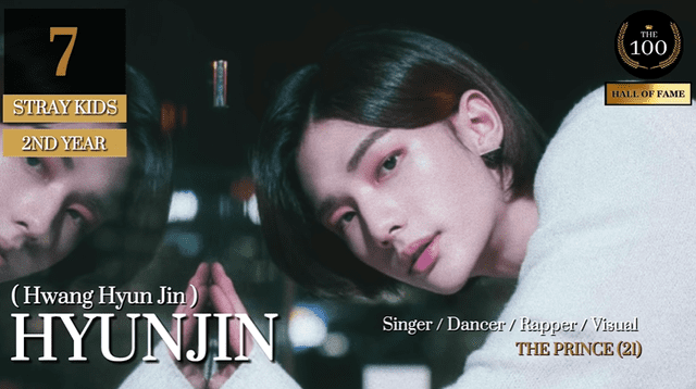 Hyunjin, Las 100 caras más hermosas del k-pop 2021