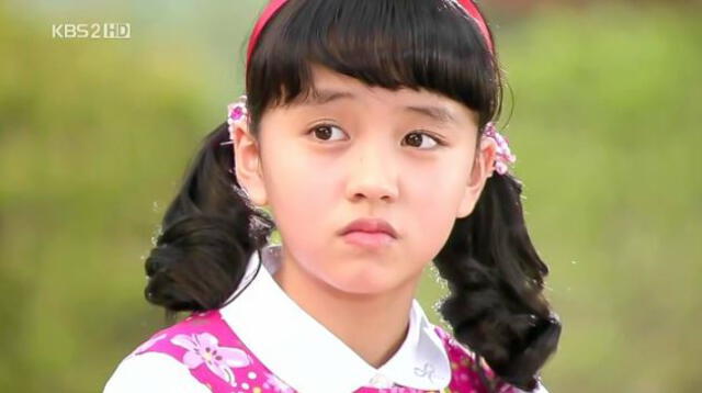 Kim So Hyun en su debut como niña actriz. Foto: KBS