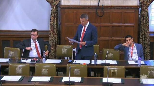 El diputado Luke Pollard aseguró un debate sobre la pronta liberación de Vanessa George Foto: Parliament TV El diputado Luke Pollard aseguró un debate sobre la pronta liberación de Vanessa George Foto: Parliament TV