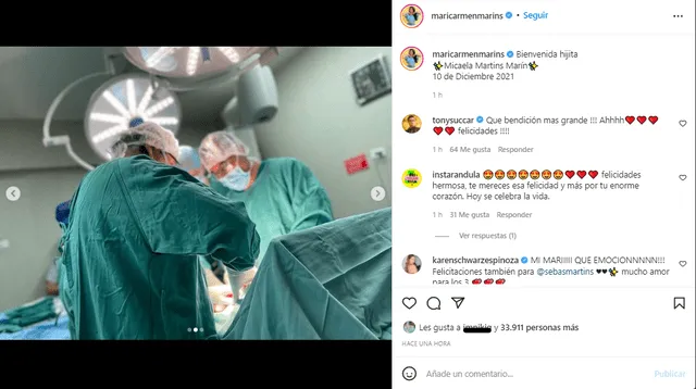 Maricarmen Marín anunció el nacimiento de su bebé con el lanzamiento de su nuevo tema musical "Tu camino". Foto: Maricarmen Marín/Instagram