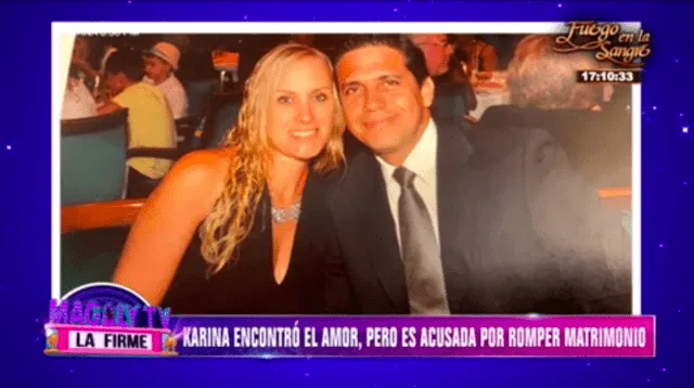 Karina Rivera encontró el amor en una persona casada. Foto: captura ATV