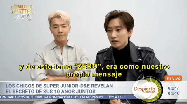 SUPER JUNIOR D&E presentaron la canción "Zero" al público latino. Foto: captura/YouTube