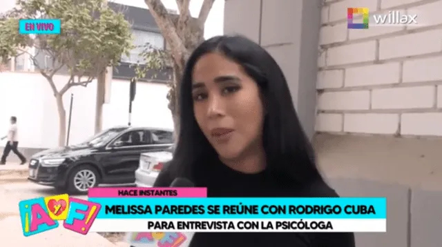 Melissa Paredes habló sobre los videos en contra de Rodrigo Cuba