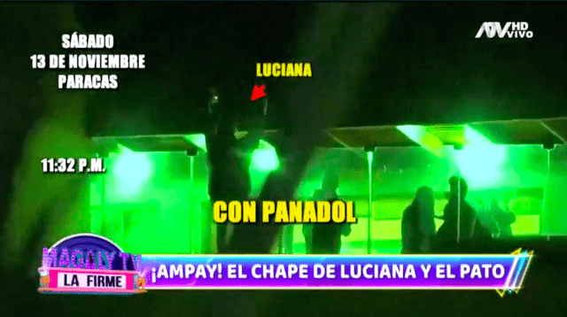 ¿Cuál fue la reacción de Luciana Fuster al ser grabada con Patricio Parodi?