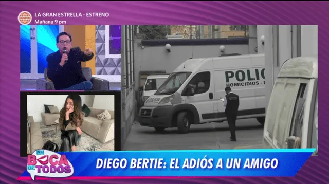 Cuerpo de Diego Bertie se encuentra en la morgue. Foto: captura de América TV