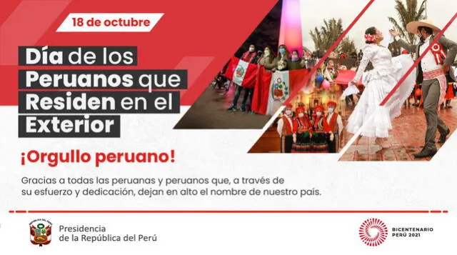 Día de los Peruanos que residen en el Exterior. Foto: Presidencia