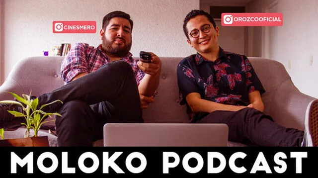  Hugo Lezama y Carlos Orozco son los conductores del exitoso programa Moloko Podcast. Foto: Instagram/Moloko Podcast   