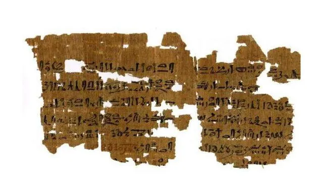  Descubren antiguo papel conocido como "papiro" donde explican cómo egipcios sabían si una mujer estaba embarazada. Foto: ABC 