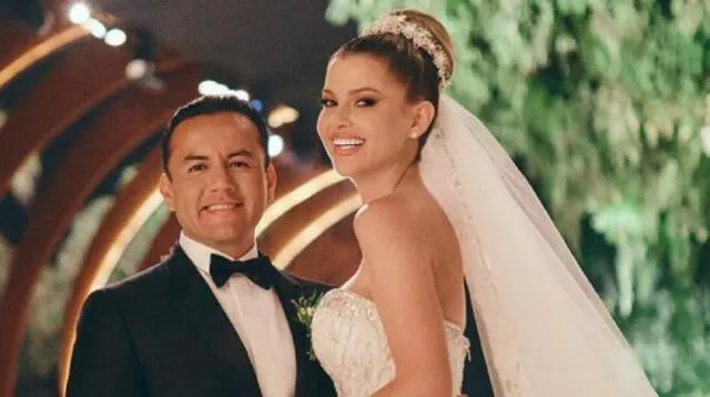 Brunella Horna y Richard Acuña se casaron en enero de 2023. Foto: Instagram / Brunella Horna. 