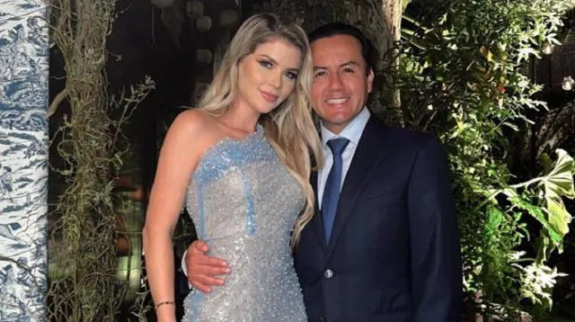 Brunella Horna y Richard Acuña iniciaron su relación en agosto de 2017. Foto: Instagram / Brunella Horna.   