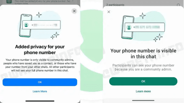 WhatsApp ocultará tu número de teléfono: ¿cómo funciona el nuevo ajuste de la app de mensajería?