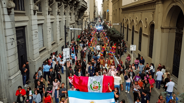  Así celebran los peruanos en el mundo. Foto: Ministerio de Relaciones Exteriores<br>    