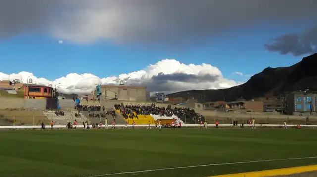 El estadio Municipal de Ananea cuenta con una capacidad de 500 espectadores. Foto: FC Deportivo Ananea/Facebook El estadio Municipal de Ananea cuenta con una capacidad de 500 espectadores. Foto: FC Deportivo Ananea/Facebook