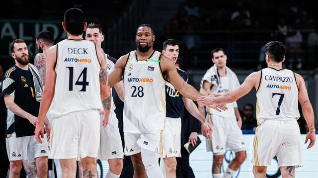 Real Madrid está preparado para medir fuerzas este jueves ante Murcia por los cuartos de final en la Copa del Rey 2024. Foto: Real Madrid Basket/X   