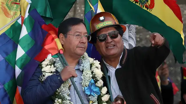 El expresidente fue ratificado como líder del MAS y designado "candidato único" para las elecciones de 2025. Foto: AFP   