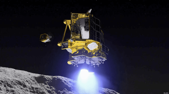  La sonda espacial SLIM fue la encargada de compartir las imágenes de la roca lunar dónde se encontró olivino. Foto: DW   