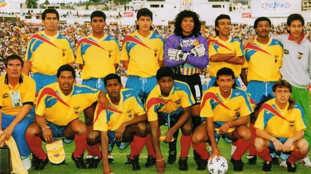 Selección ecuatoriana de 1993. Foto: Primicias 