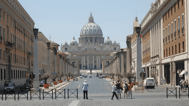 El Vaticano es el país más pequeño del mundo con solo 0.44 kilómetros cuadrados. Foto: iStock 