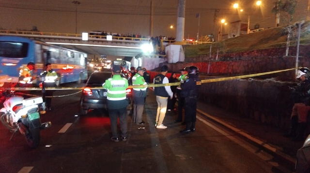  Mirada desde atrás del accidente. Foto: difusión   