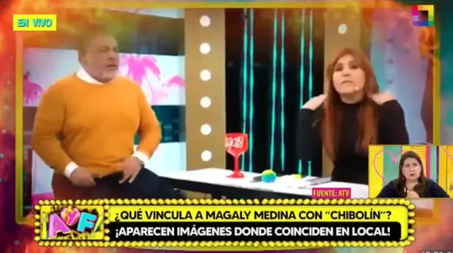  'Amor y fuego' compartió un video en el que se muestra a Andrés Hurtado en 'Magaly TV, la firme'. Foto: 'Amor y fuego'   