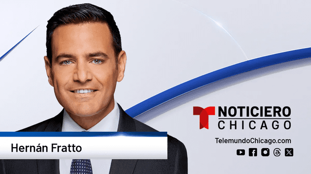  Hernán Fratto actualmente es conductor de un noticiero en Telemundo. Foto: Telemundo Chicago   