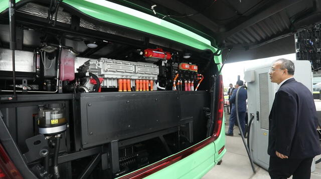 Buses eléctricos buscan ayudar al desarrollo sostenible. Foto: MTC   