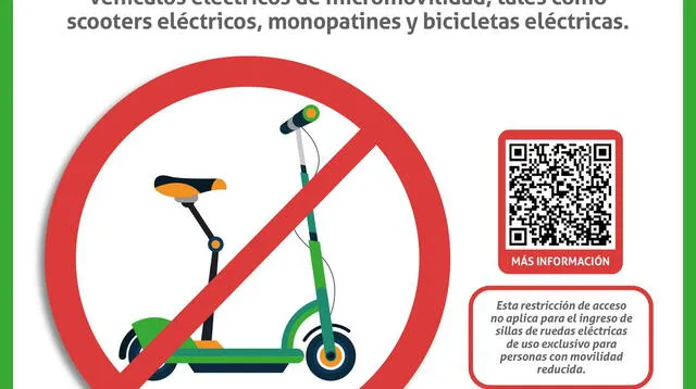 A partir de 2025, solo se permitirá el acceso a sillas de ruedas y sillas eléctricas para personas con discapacidad. Foto: Andina   