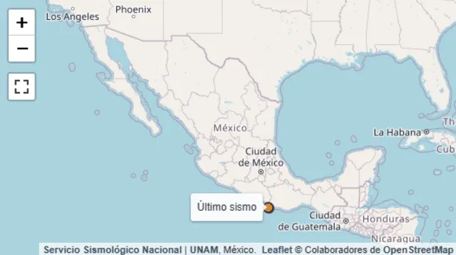  Último sismo en México hoy, 8 de enero de 2025. Foto: composición LR/SSN 