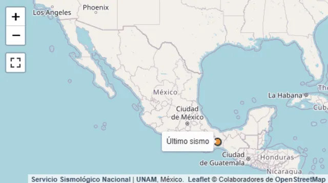 Último temblor en México hoy, 14 de enero 2025. Foto: captura SSN 