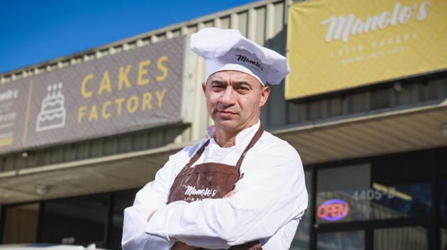 Manolo Betancur, empresario y propietario de Manolo's Bakery. | BBC | Manolo's Bakery. Manolo Betancur, empresario y propietario de Manolo's Bakery. | BBC | Manolo's Bakery.